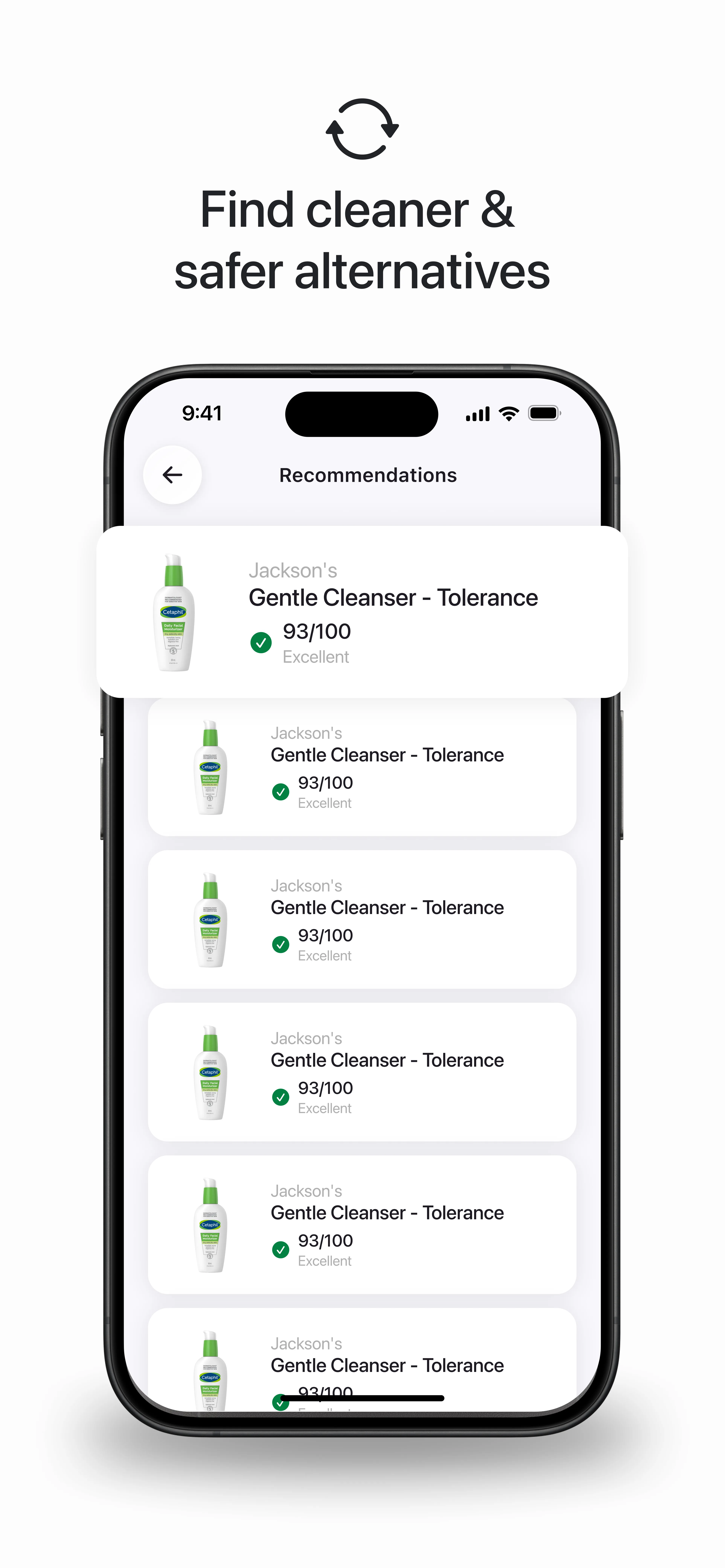 Find cleaner and safer alternatives